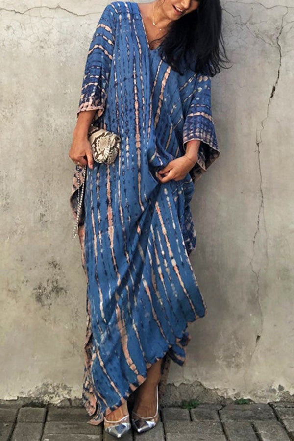 HERA Freely – Lockeres Überwurfkleid im Batik-Boho-Stil