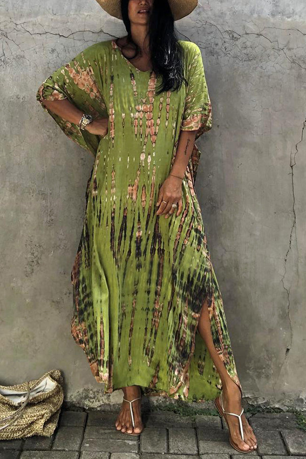 HERA Freely – Lockeres Überwurfkleid im Batik-Boho-Stil