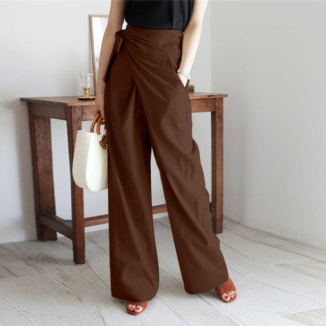 HERA - Elegante Wickelhose mit hoher Taille