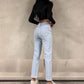 HERA Glitzer Mum Jeans Leandra