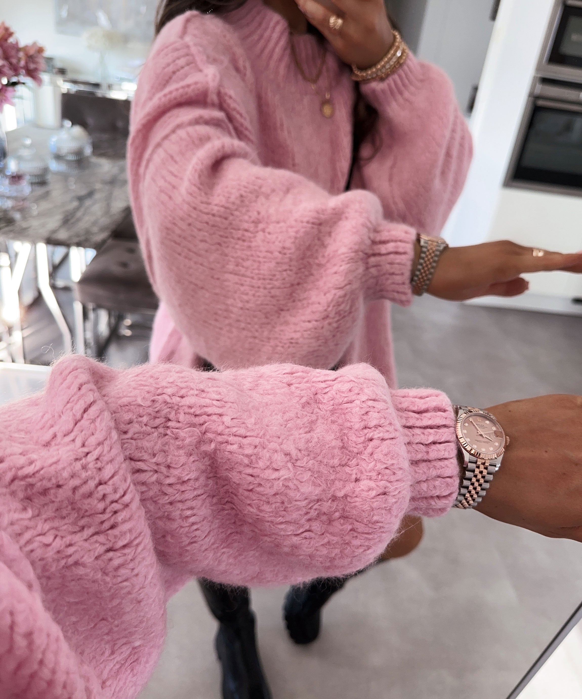 HERA Pullover Nata Rosa