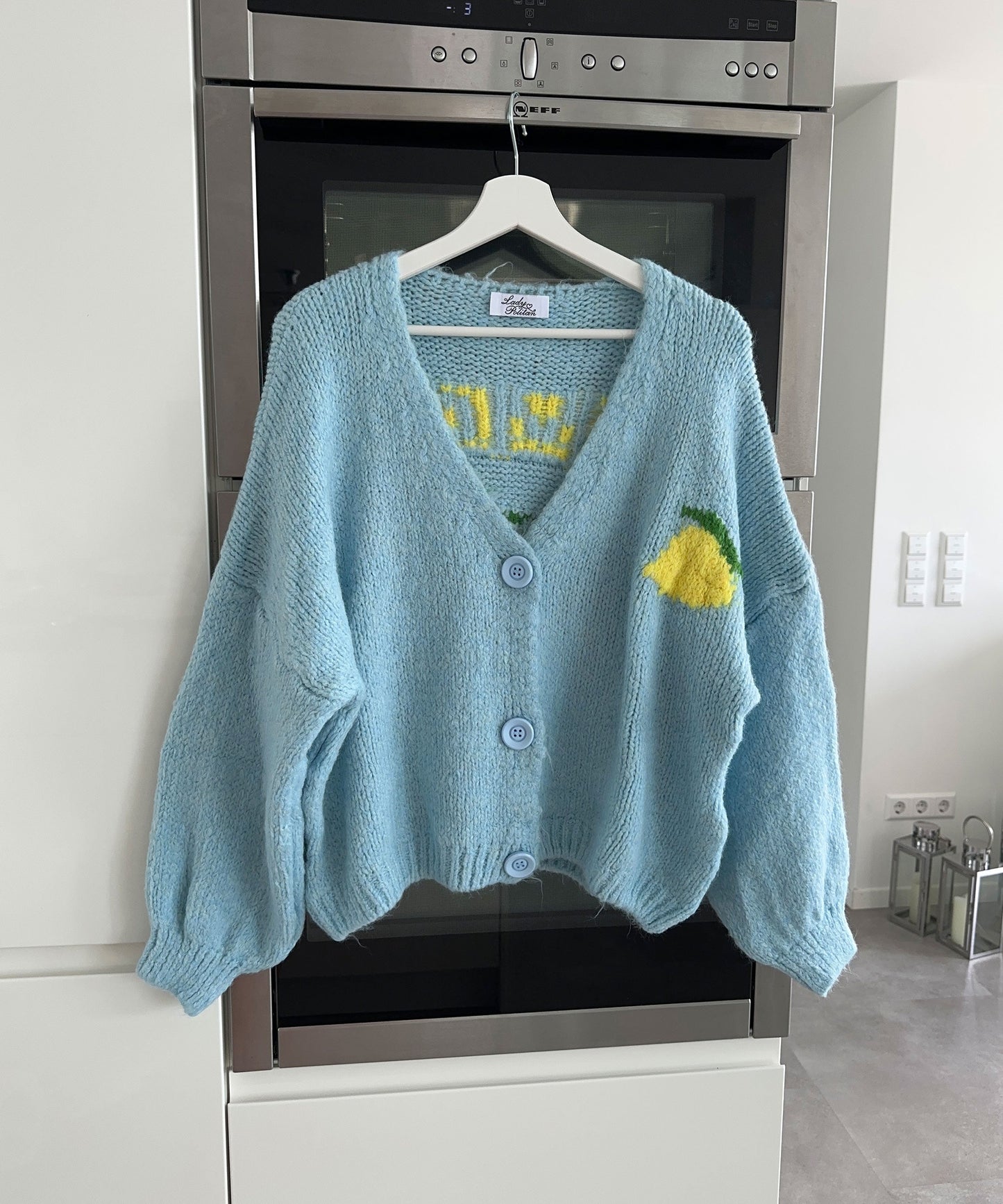 HERA Cardigan Limoncello Hellblau