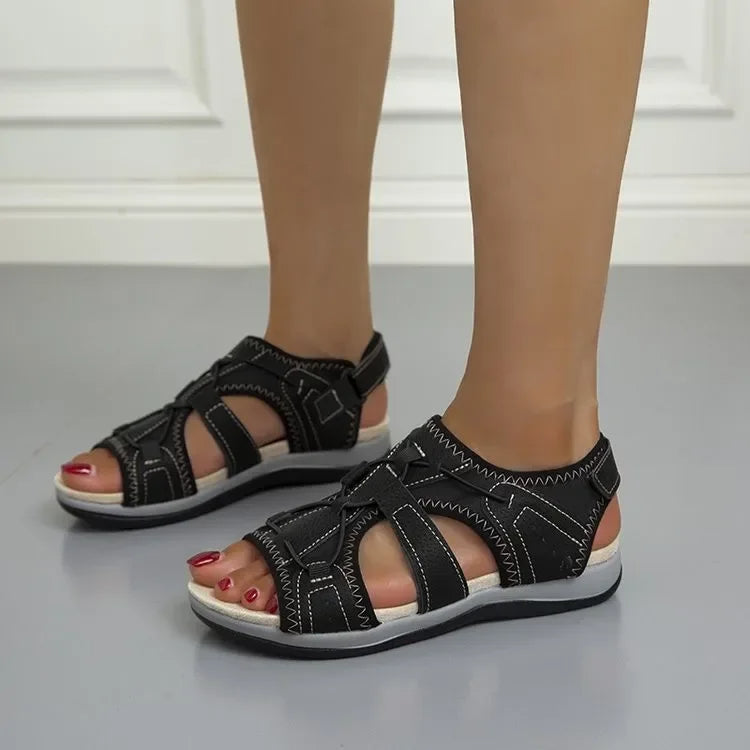 HERA Zenobia™ - Stilvolle, verstellbare Sommersandalen mit Fußgewölbeunterstützung