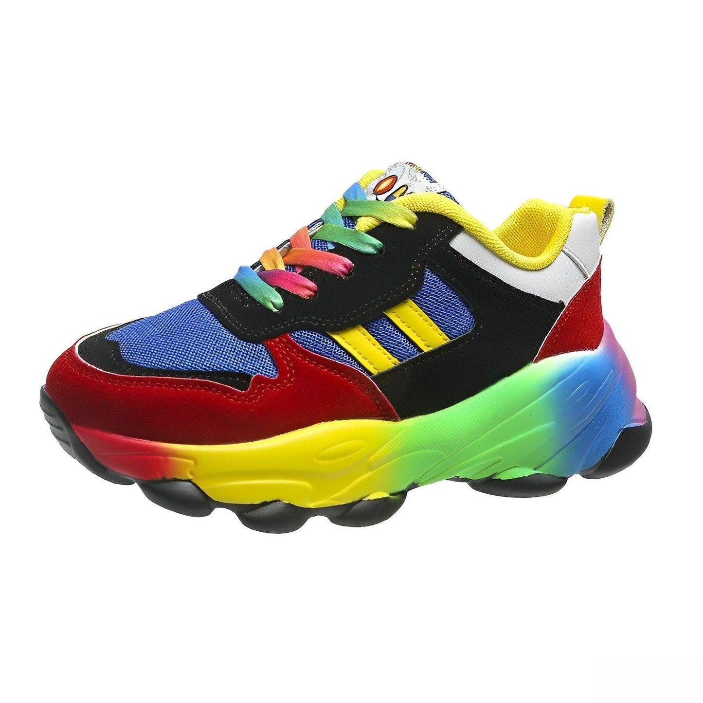 HERA - bunte klobige Turnschuhe für Damen | Multicolor Design Sneaker Damen