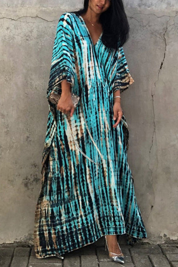 HERA Freely – Lockeres Überwurfkleid im Batik-Boho-Stil