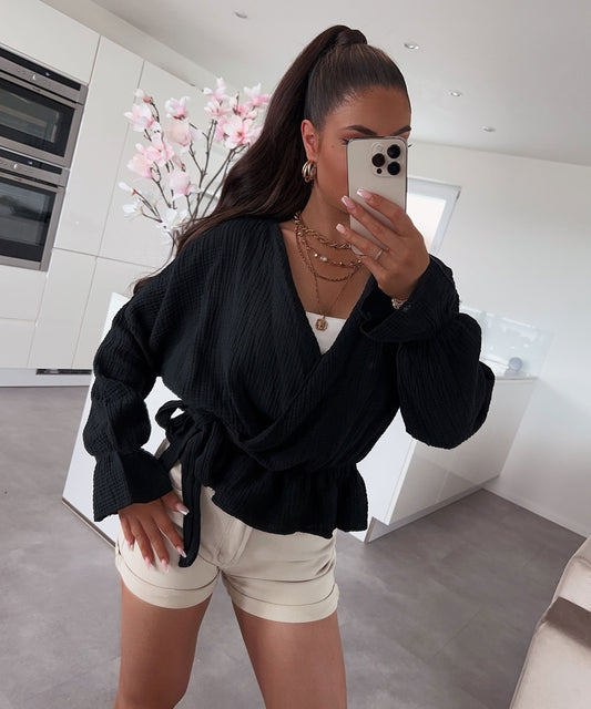 HERA Bluse Celine Schwarz