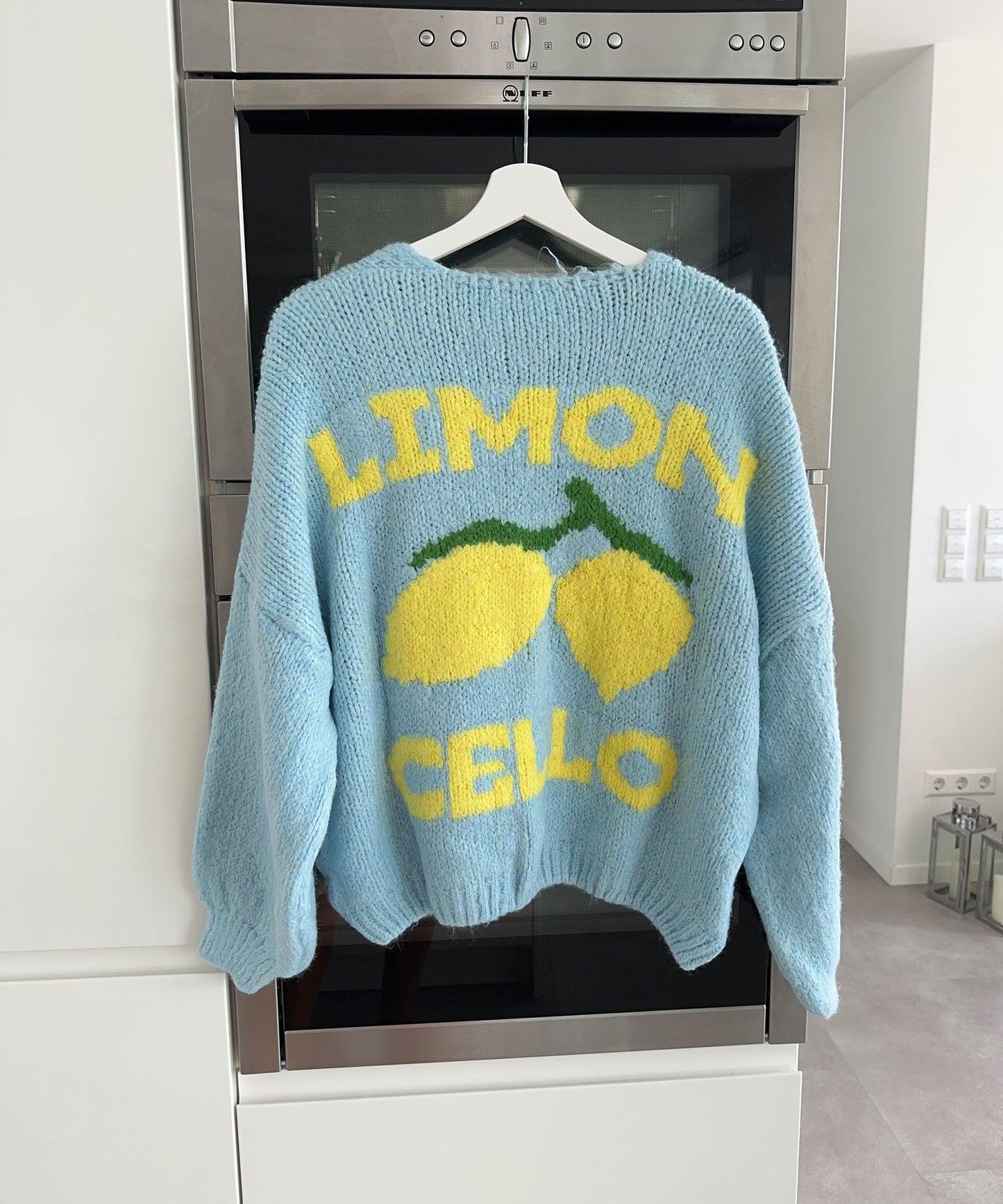 HERA Cardigan Limoncello Hellblau