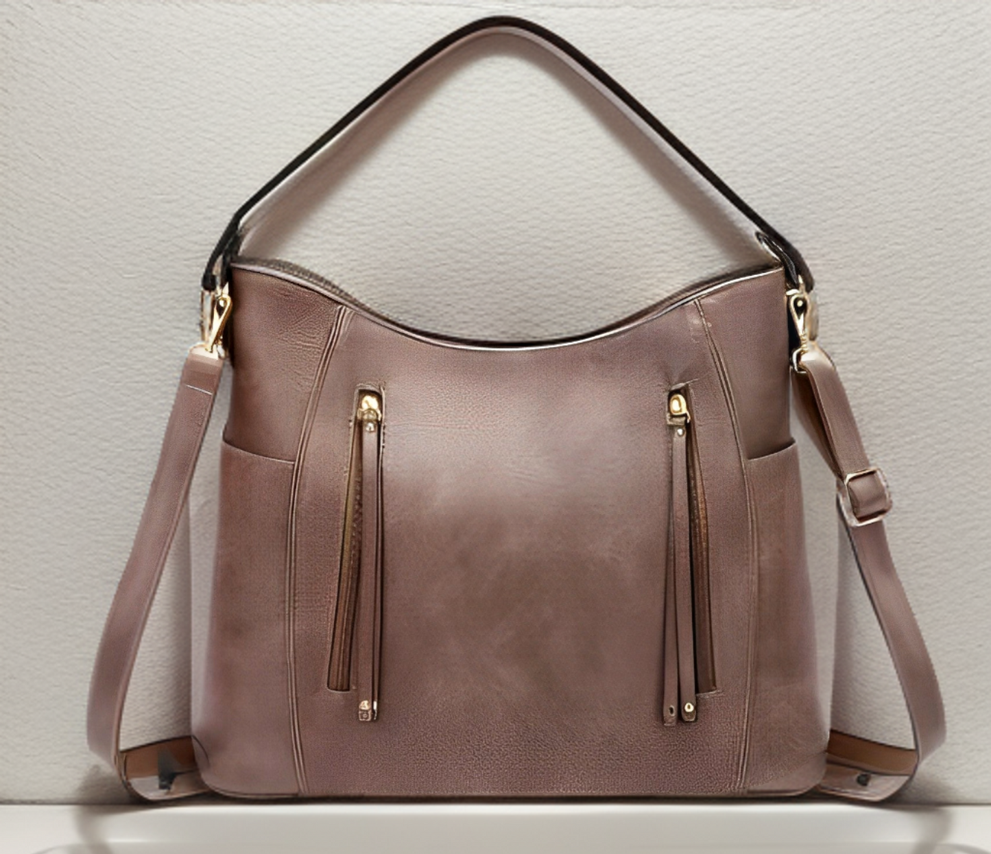 HERA Elegante Vintage-Ledertasche