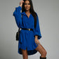 HERA Bluse Alina Royalblau