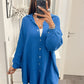 HERA Oversize Musselin Bluse / royal blau Art. 4345