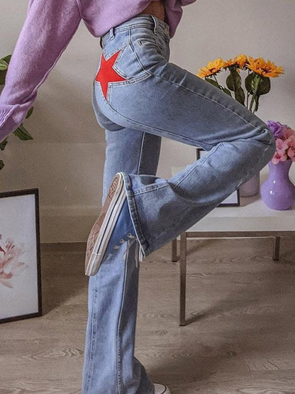 HERA | Retro-Star-Patch-Jeans