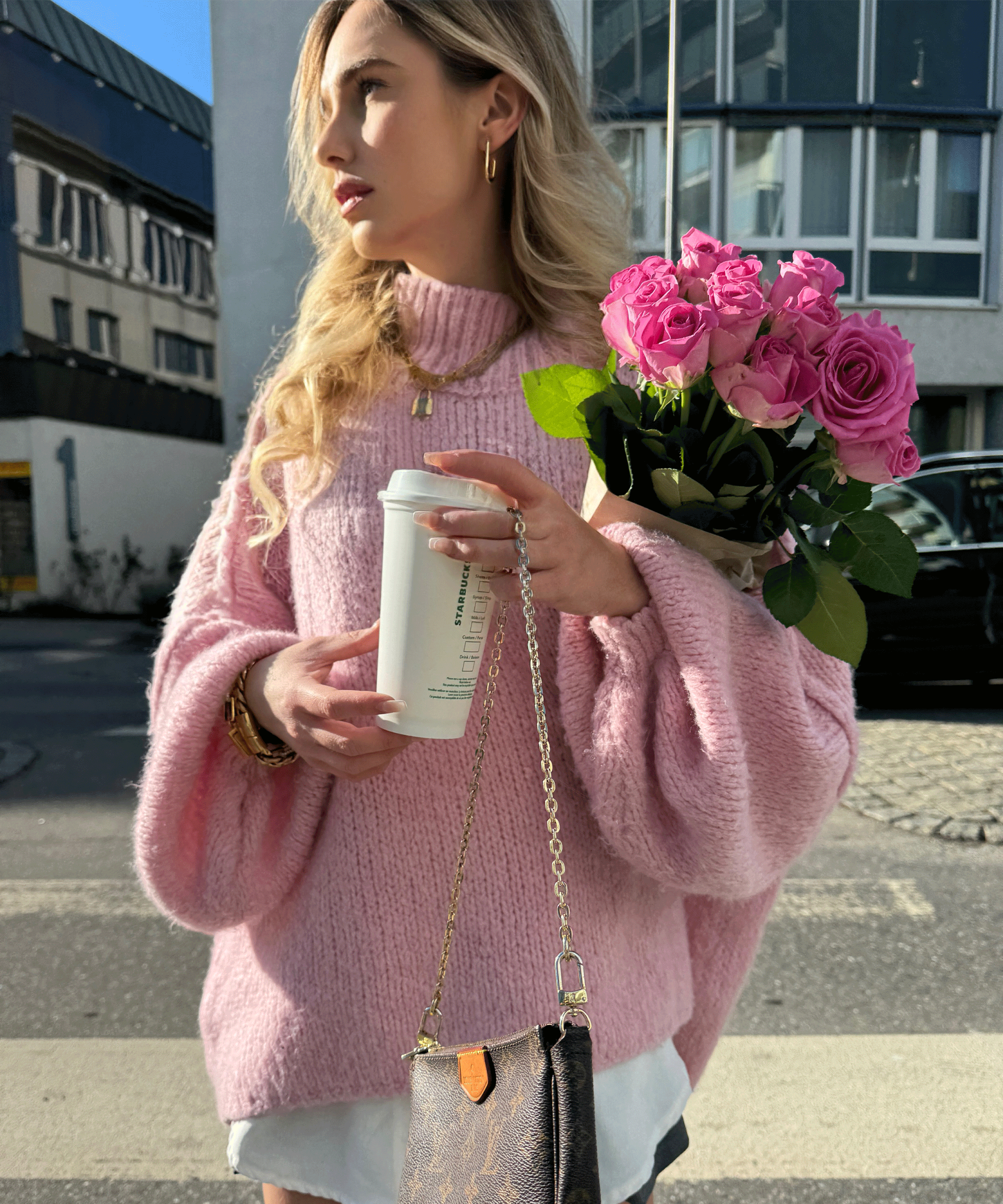 HERA Pullover Nata Rosa