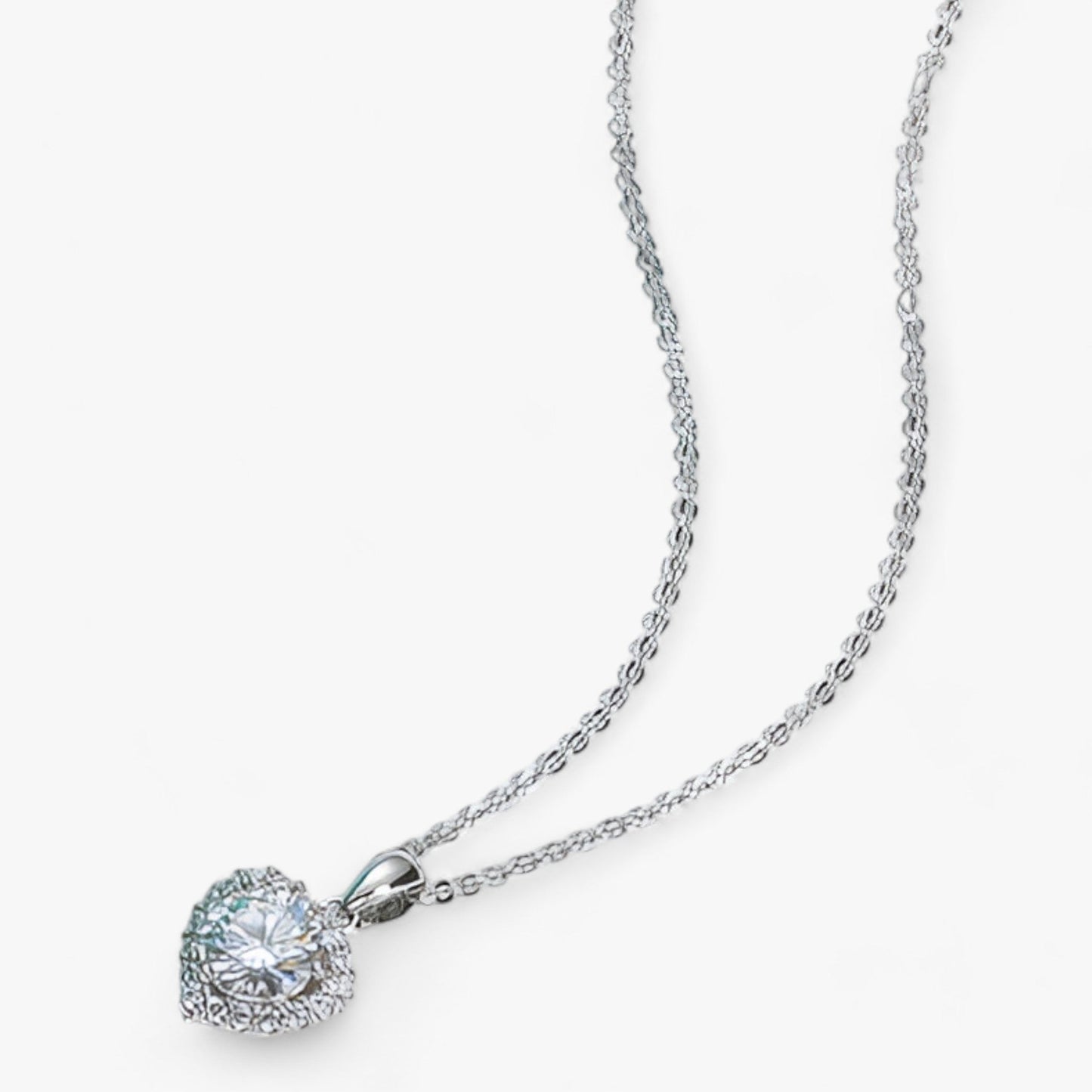 HERA Moissanite-Herzanhänger-Kette - Feiern Sie ewige Liebe