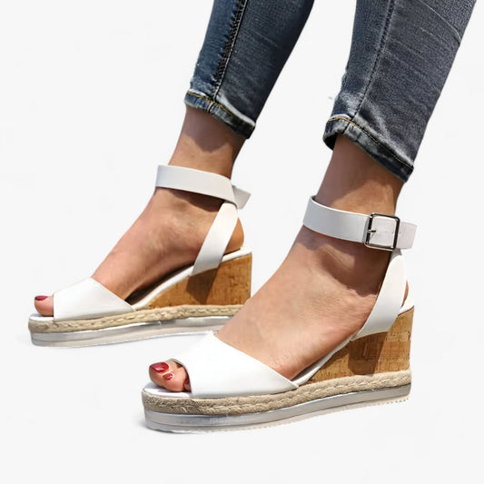 HERA Athia | Vegane Leder-Keilsandalen - Stilvoll und bequem