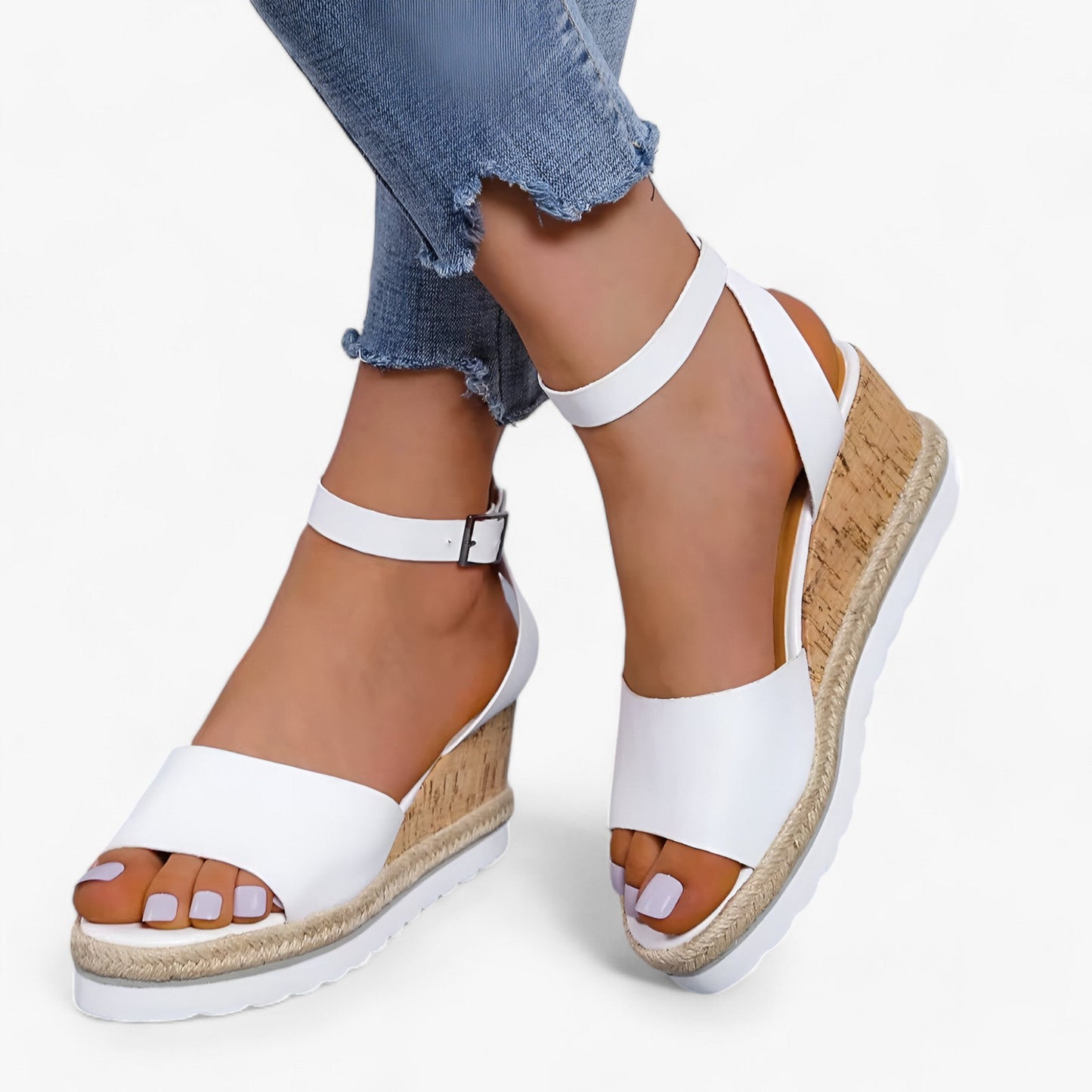 HERA Athia | Vegane Leder-Keilsandalen - Stilvoll und bequem