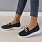 HERA - lässige Slip-On Sneaker Damen | Sneaker aus atmungsaktivem, flexiblem Strickmaterial