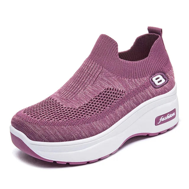 HERA – Atmungsaktive Mesh-Plateau-Sneaker für Damen