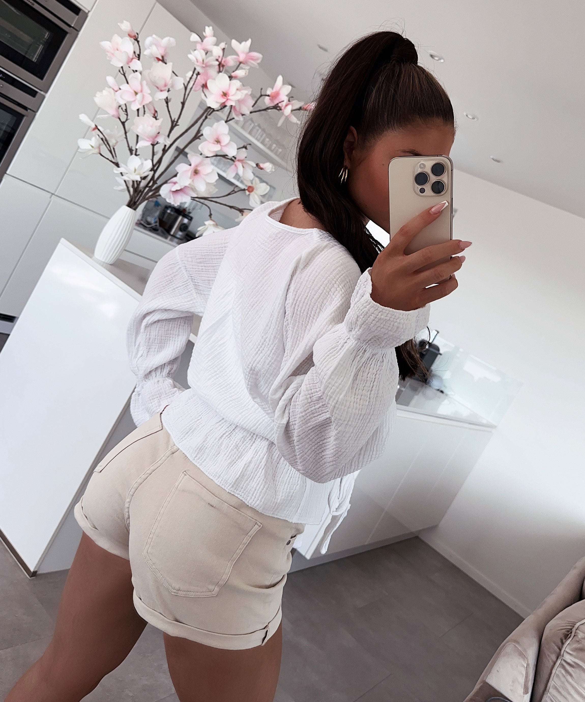 HERA Bluse Celine Weiß