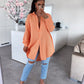 HERA Musselin Bluse Freya Pastel Orange Lang